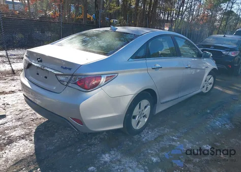 2012 Hyundai Sonata Hybrid from USA, damaged, VIN KMHEC4A43CA038421